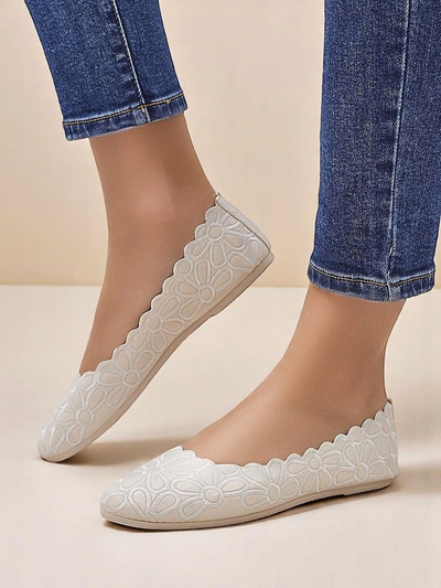 Royalfashion Ballerines florales pour femmes Magerro