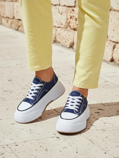 Royalfashion Baskets à plateforme pour femmes Beemes