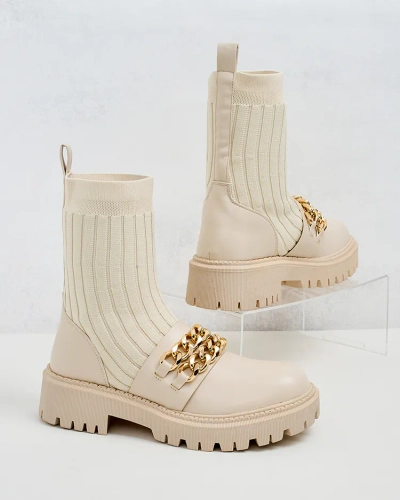 Royalfashion Bottes élégantes pour femmes avec ornement Olluf