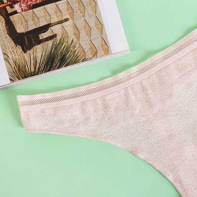 Tongs à motifs pour femmes, 3 / paquet - Sous-vêtements