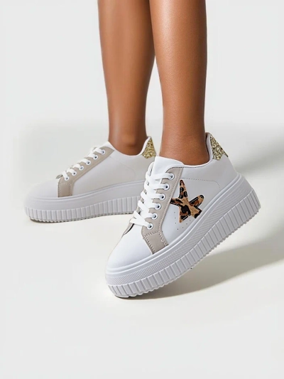 Royalfashion Baskets de Sport à Plateforme pour Femmes Elin