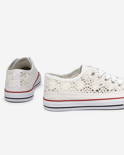 Baskets blanches ajourées pour femme Tareni - Footwear