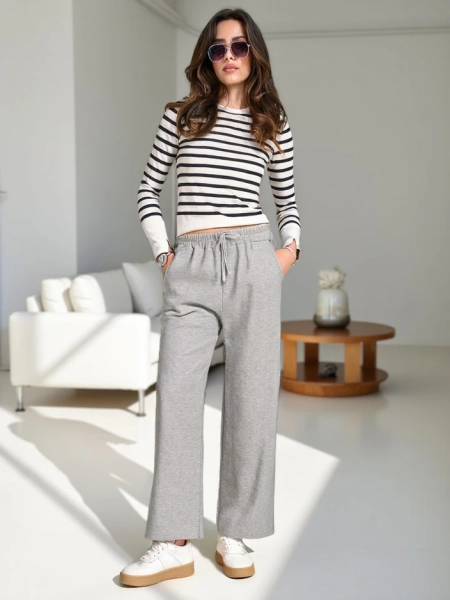 Pantalons de survêtement larges Royalfashion pour femmes