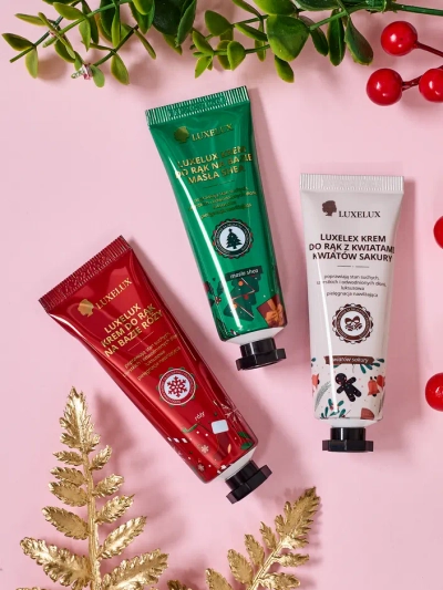 Ensemble de crèmes pour les mains Luxelux de la série essence botanique 25g