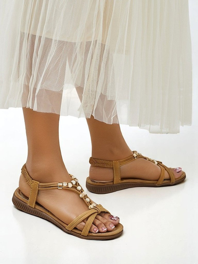 Royalfashion Sandales pour femmes avec ornements Imen