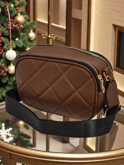 Petit sac à main matelassé pour femmes en cuir écologique Connere