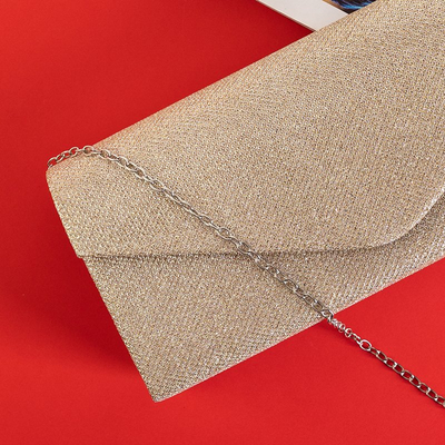 Sac de soirée doré brillant - Sacs à main
