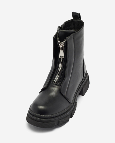 OUTLET Bottes hautes noires isolées pour femmes Slovys- Footwear