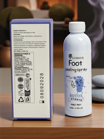 Spray Peeling Luxelux 200ml pour les Pieds avec Effet Botox