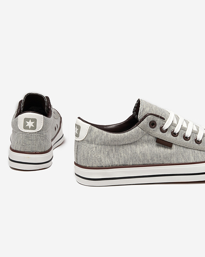 OUTLET Baskets Lotiru grises pour homme - Chaussures