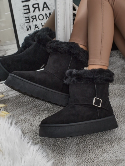 Royalfashion Bottes courtes de style bottes de neige pour femmes Myrelle