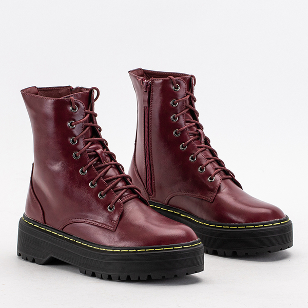 OUTLET Maroon Women's Perlis Workers - Chaussures