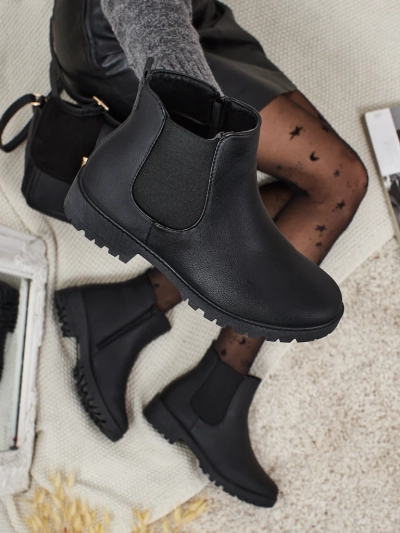 Bottines Chelsea pour femmes en cuir écologique Belmo