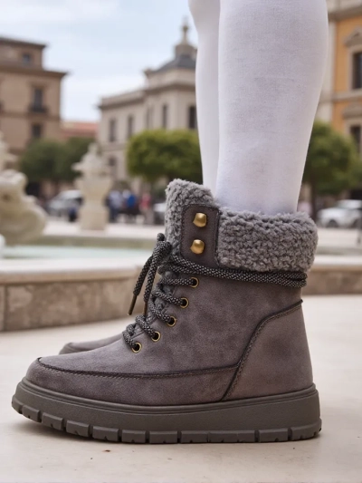 Royalfashion Bottes de neige pour femmes Bomion