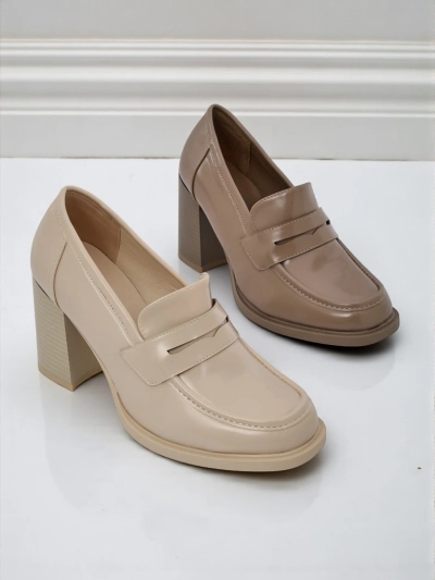Royalfashion Mocassins pour femmes à talons Minerva