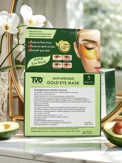 Patchs pour les yeux en gel au collagène et à l'avocat