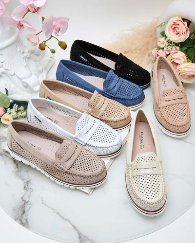 Royalfashion Mocassins ajourés pour femme Leteller