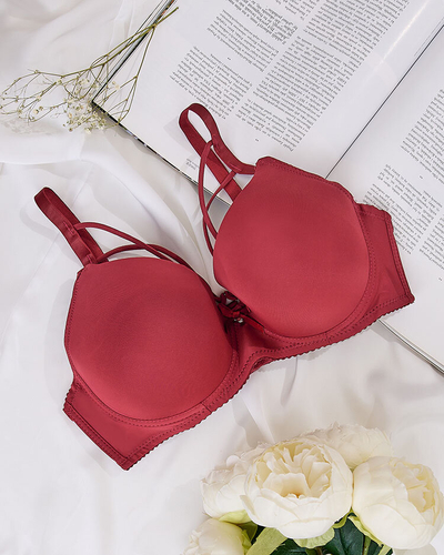 Royalfashion Soutien-gorge femme à bretelles décoratives