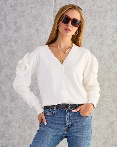 Royalfashion Pull femme déboutonné