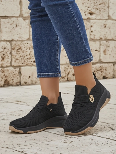 Royalfashion Chaussures de sport en tissu à enfiler pour femme Teletta