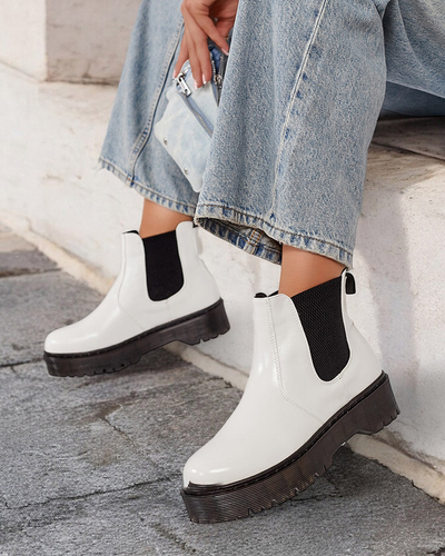 Royalfashion Bottes Movitas en cuir eko pour femme