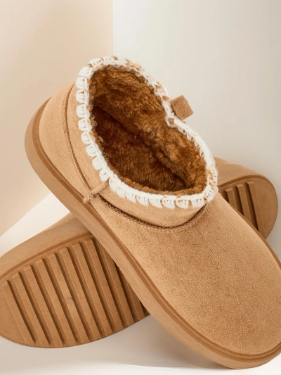 Royalfashion Bottines courtes pour femmes de style botte de neige Ewioz