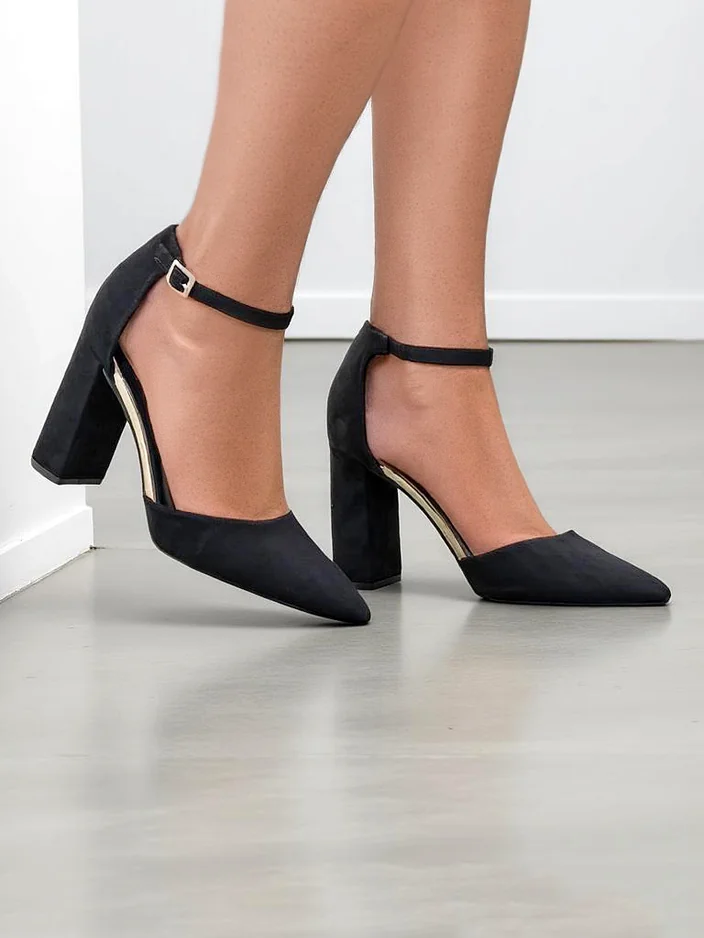 Royalfashion Talons en éco-suède pour femmes Calde