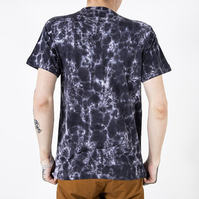 T-shirt noir en coton avec imprimé - Vêtements