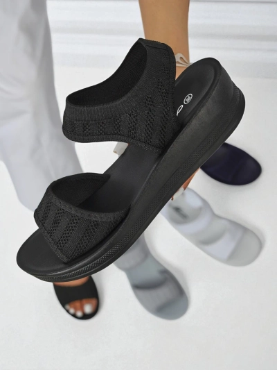 Royalfashion Sandales pour femmes à semelle épaisse Viva Flex II