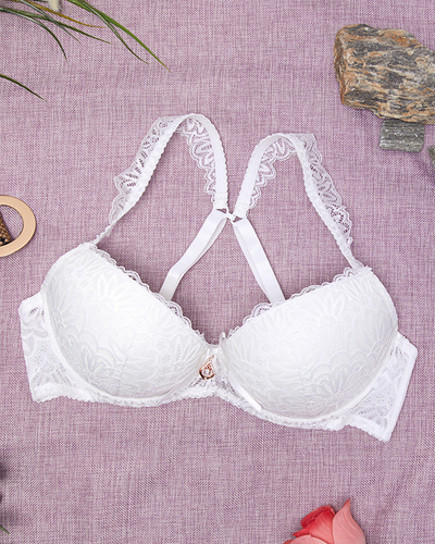 Soutien-gorge femme dentelle écru - Sous-vêtements