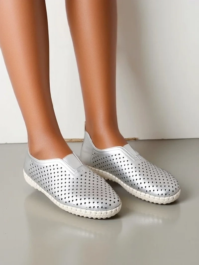 Royalfashion Mocassins perforés pour femmes Gofielle