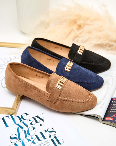 Royalfashion Mocassins pour femme avec embellissement Heimero