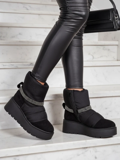 Bottes de neige compensées pour femmes Royalfashion Renosi