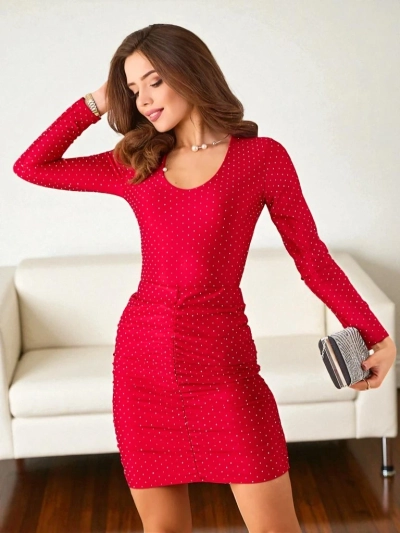 Jupe courte pour femme Royalfashion avec zircons
