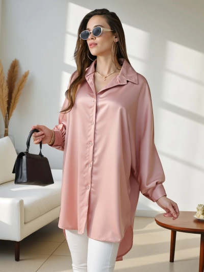 Chemise longue oversized pour femmes Royalfashion