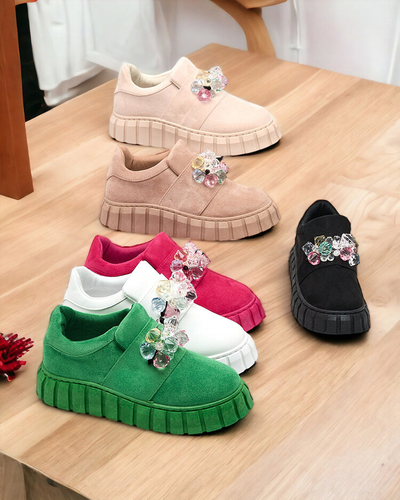 Royalfashion Demi chaussures de sport avec galets colorés Resinello