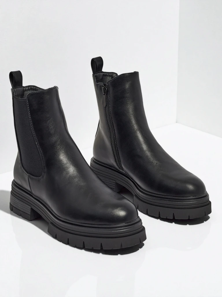 Bottines pour femmes en cuir écologique Solmira