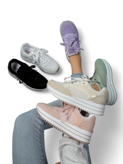 Royalfashion Baskets de sport pour femmes sur plateforme Revisitées