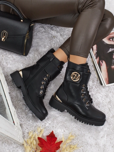 Bottines worker pour femmes avec décorations Lorice