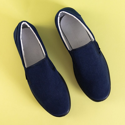 Chaussures de sport homme bleu marine à enfiler Fenrir - Footwear