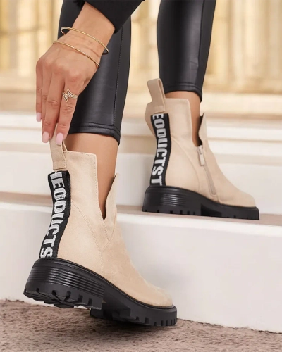 Royalfashion Bottes à découpes Gorgie pour femme
