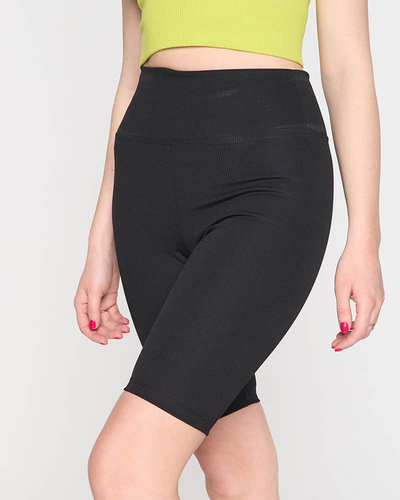 Legging cycliste femme noir - Vêtements