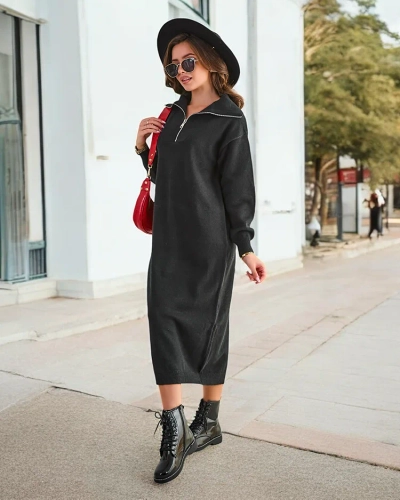 Robe-pull longue femme Royalfashion