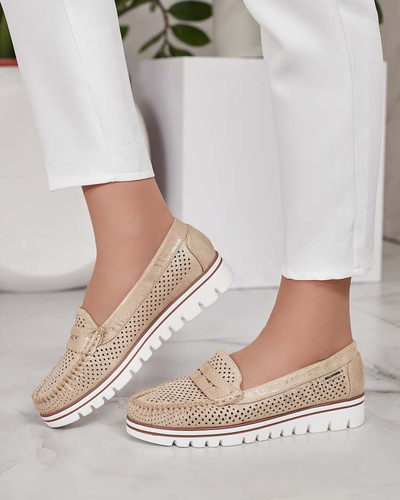 Royalfashion Mocassins ajourés pour femme Leteller