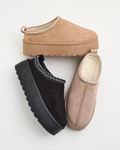 Royalfashion Bottes courtes Zommy a'la pour femmes Bottes de neige
