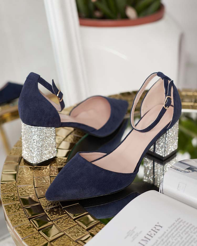 Royalfashion Escarpins pour femmes sur tige décorative Emetroli