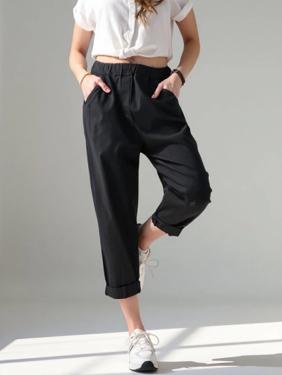 Pantalons harem Royalfashion pour femmes en viscose