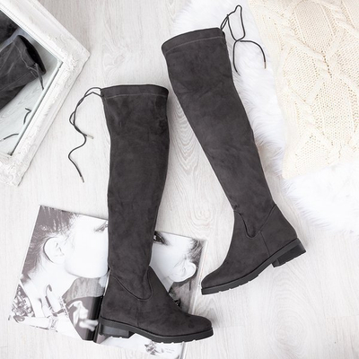 Bottes montantes Marsha grises - Footwear