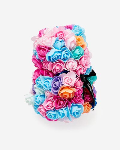 Ourson en peluche rose blanc - Accessoires