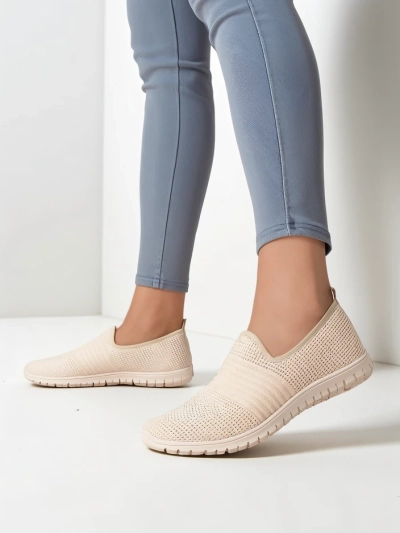 Royalfashion Chaussures de sport pour femmes à enfiler Ollabes